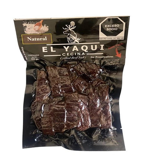 CARNE SECA NATURAL (cecina) EL YAQUI 100 GR