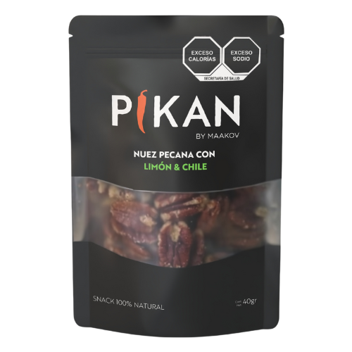 NUEZ PIKAN CON LIMON Y CHILE BOLSA 40 GR