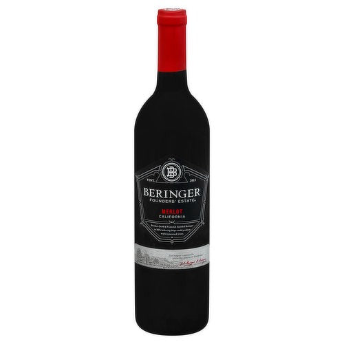 BERINGER FOUDERS ESTATE MERLOT 750 ML