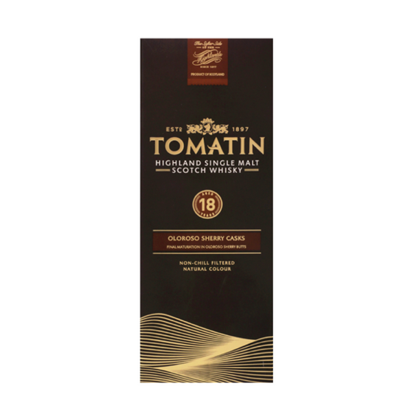 WHISKY TOMATINS 18 AÑOS 700ml