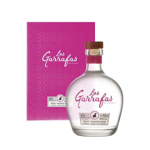 MEZCAL LAS GARRAFAS SERPIENTE ROSADA 750ml