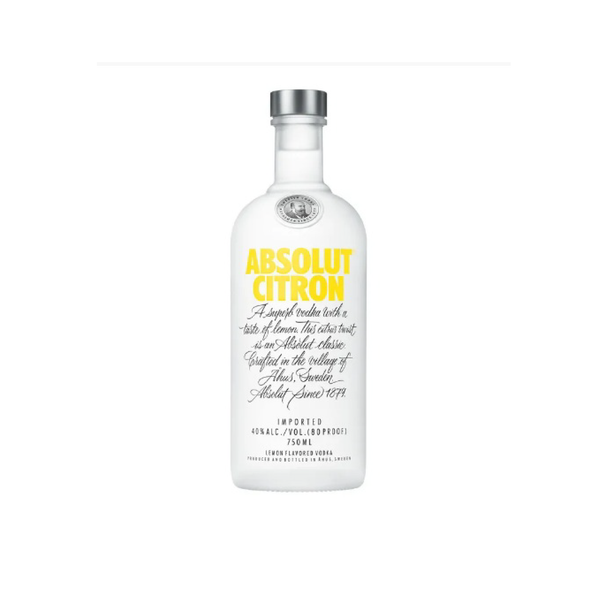 VODKA ABSOLUT CITRON 750ml