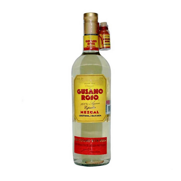 MEZCAL JOVEN 100 % AGAVE GUSANO ROJO 1000ml