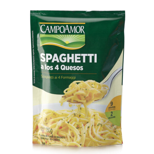 PASTA CAMPOAMOR SPAGUETTI 4 QUESOS 160gr