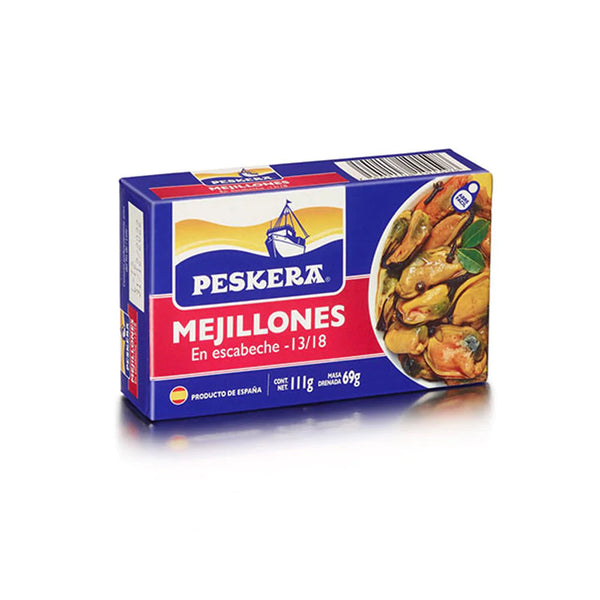 LATA MEJILLON EN ESCABECHE PESKERA 111gr