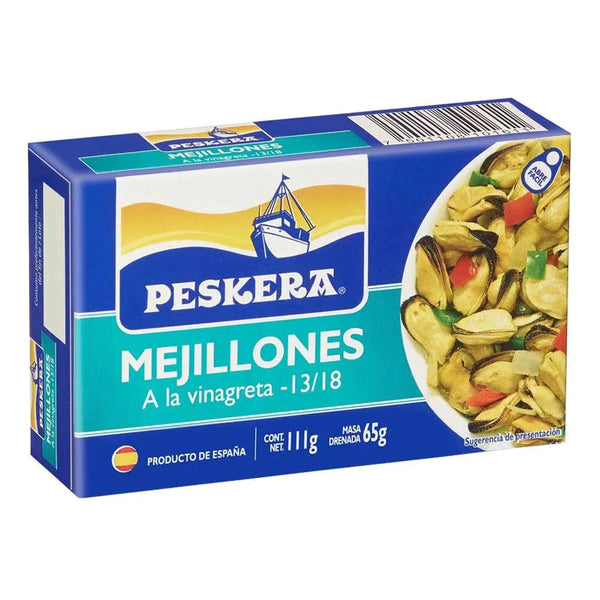 LATA MEJILLON VINAGRETA PESKERA 111gr