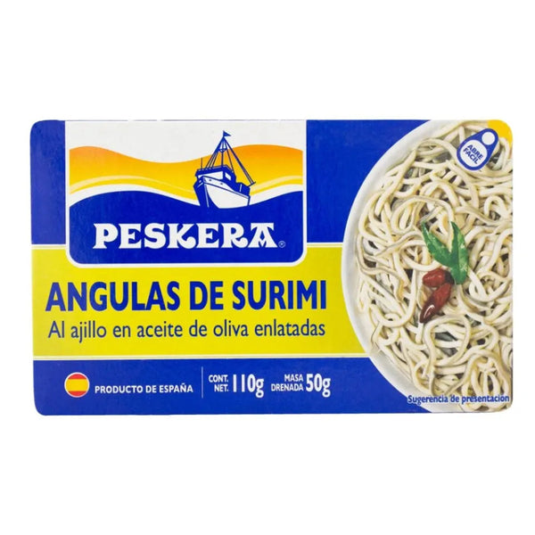 LATA ANGULAS DE SURIMI AL AJILLO PESKERA 110gr