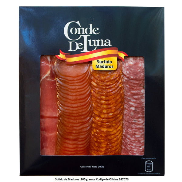 SURTIDO DE MADUROS CONDE LUNA PAQ 140GR
