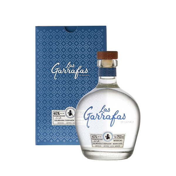 MEZCAL LAS GARRAFAS MONO AZUL 750ml