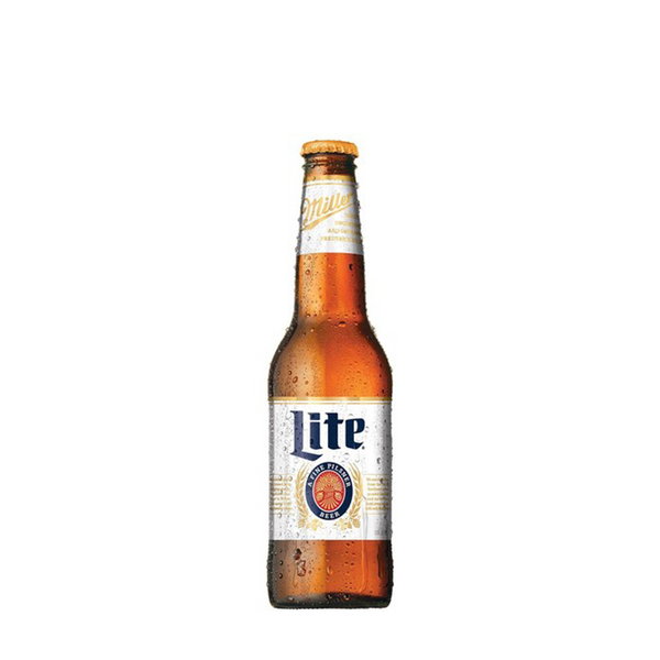 CERVEZA MILLER LITE BOTELLA MEDIA 355ml