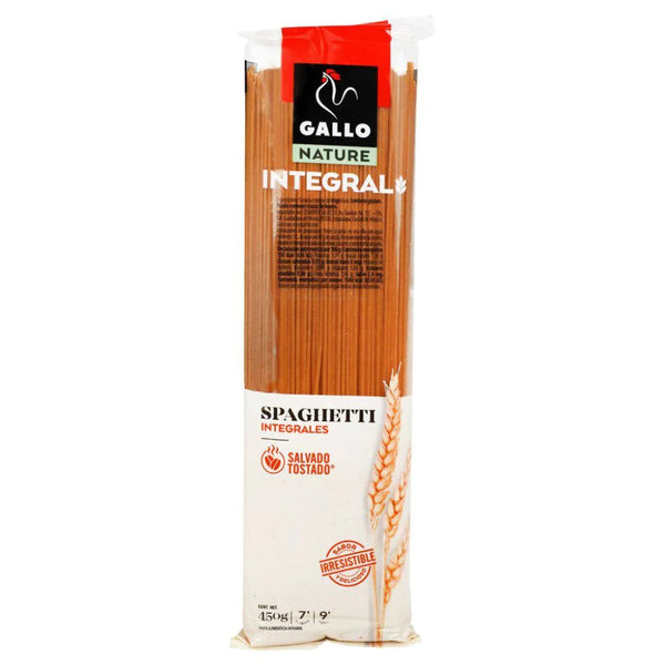 PASTA GALLO SPAGHETTI INTEGRAL 450gr