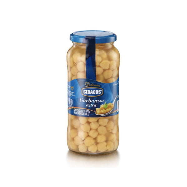 FRASCO GARBANZO EXTRA CIDACOS 570gr