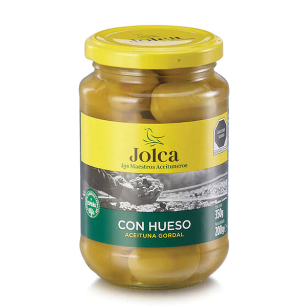 ACEITUNA JOLCA GORDAL VERDE FRASCO 350gr