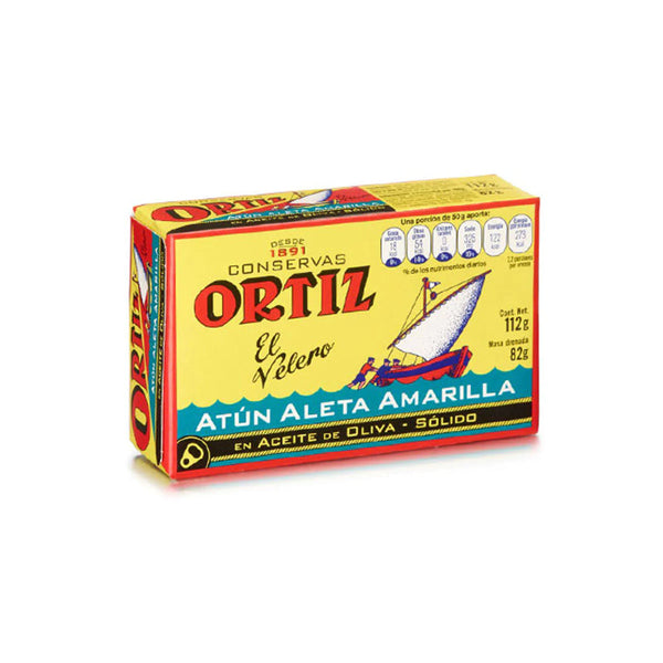 LATA ATUN CLARO ORTIZ EN ACEITE OLIVA 112gr