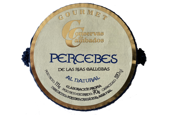 PERCEBES RIAS GALLEGAS NATURAL CAMBADOS 111GR