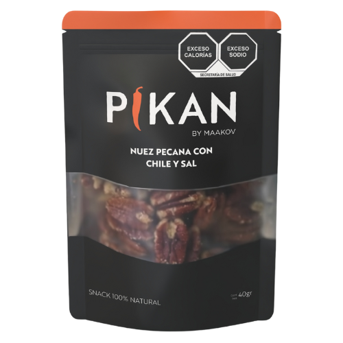 NUEZ PIKAN CON CHILE Y SAL BOLSA 40 GR