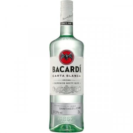 RON BACARDI CARTA BLANCA 3 LITROS