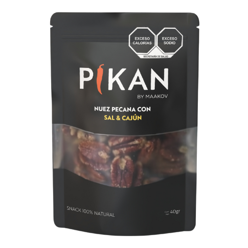 NUEZ PIKAN CON SAL Y CAJUN BOLSA 40 GR