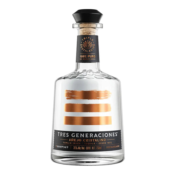 TEQUILA TRES GENERACIONES SAUZA AÑEJO CRISTALINO 700 ML