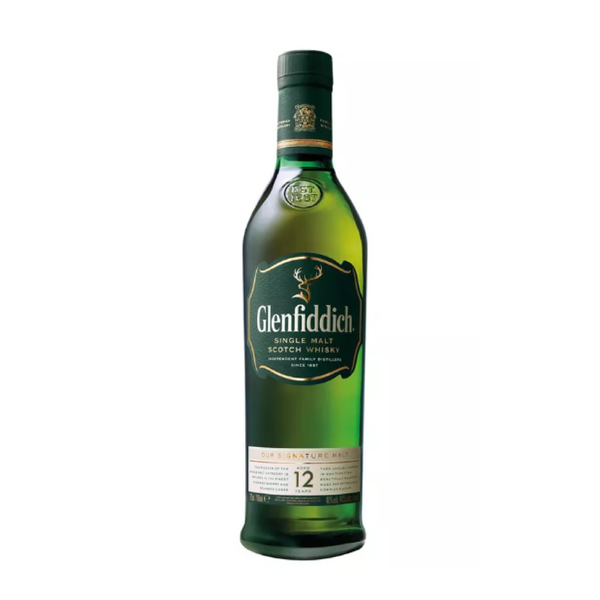 GLENFIDDICH WHISKEY 12 YEARS OLD.