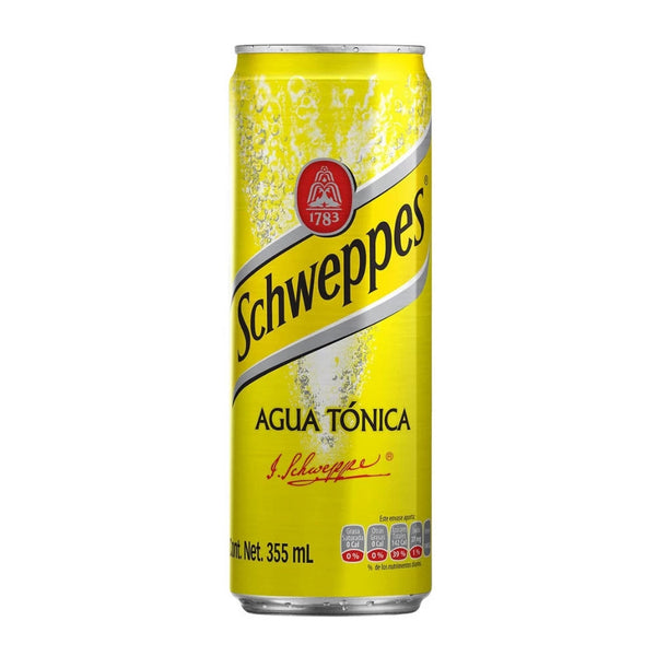WATER QUINA SCHWEPPES CAN